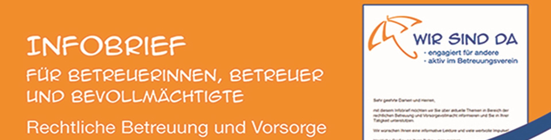 Header Newsletter Betreuungsvereine