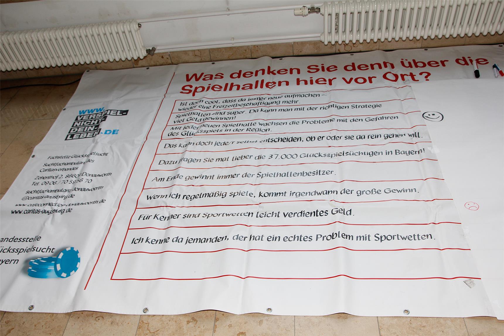 Die Bodenzeitung lud Interessenten ein, sich zu der Frage zu positionieren, was sie denn davon halten, wenn eine Spielhalle in ihrer Nähe eröffnet würde.