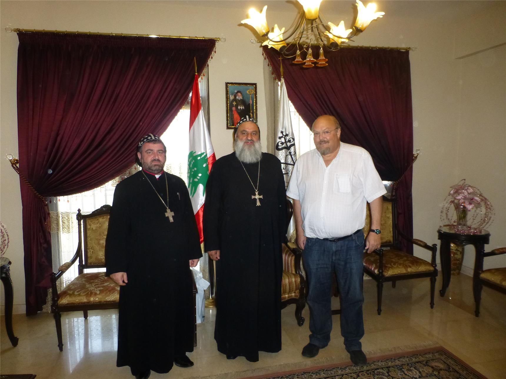 Empfang beim Patriarchen von Antiochien