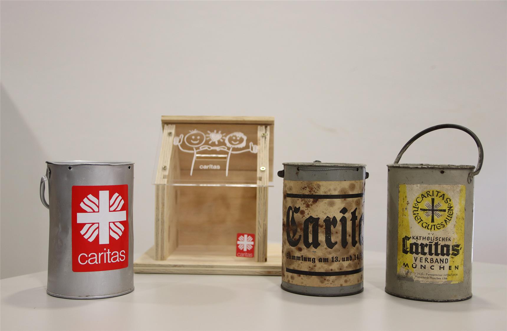 Caritas-Sammlerbüchsen