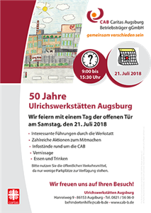 UWA Augsburg Tag der offenen Tür - Gesamtbild UWA Augsburg Tag der offenen Tür - Gesamtbild